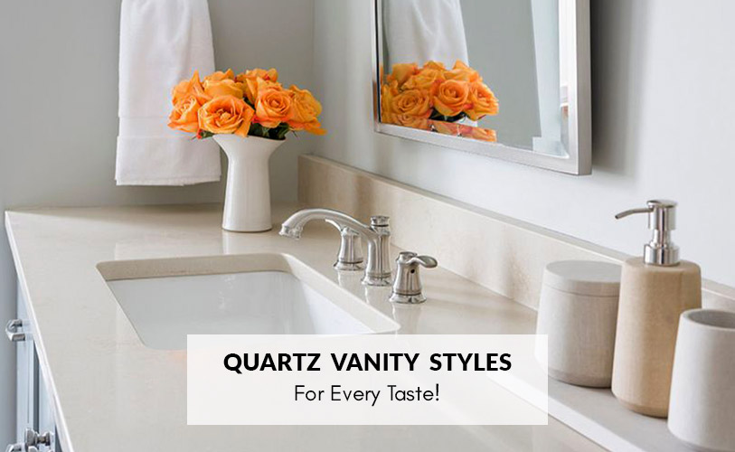 quartz bathroom vanities designs