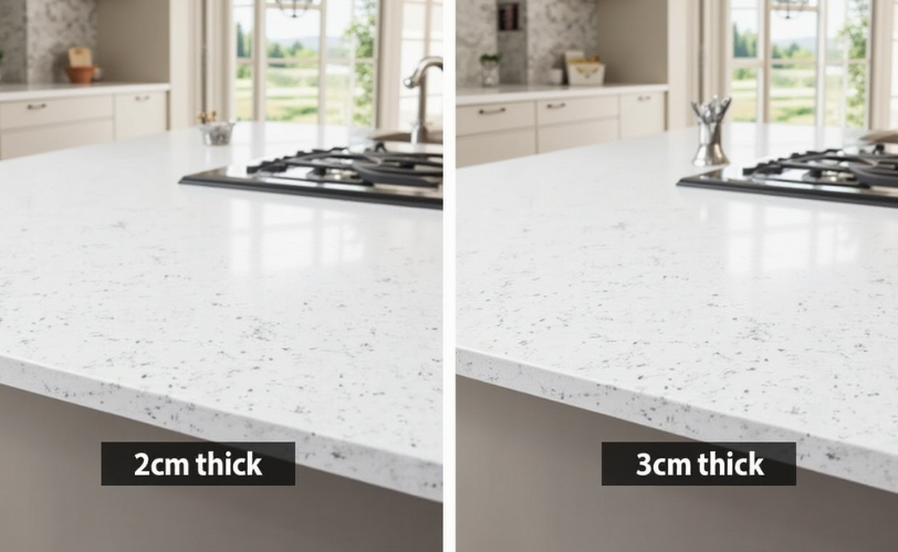 2cm vs. 3cm countertop