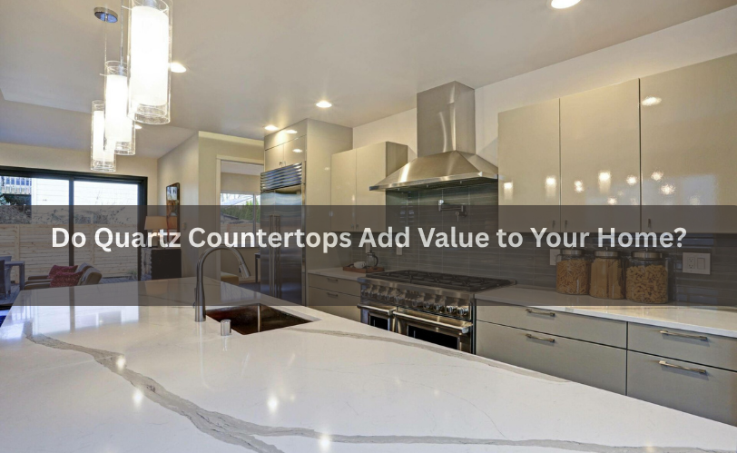 Quartz countertop adding value